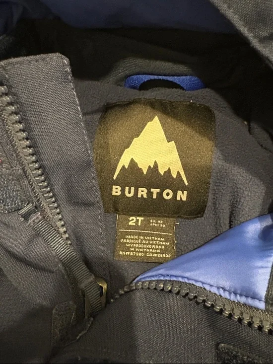 Burton Kids blue one piece Snowsuit - Picture 6 of 6